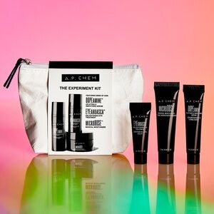 The Experiment Kit includes deluxe minis of all three of our skincare heroes!